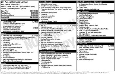 2017 Jeep Cherokee Limited