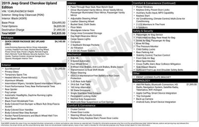 2019 Jeep Grand Cherokee Upland