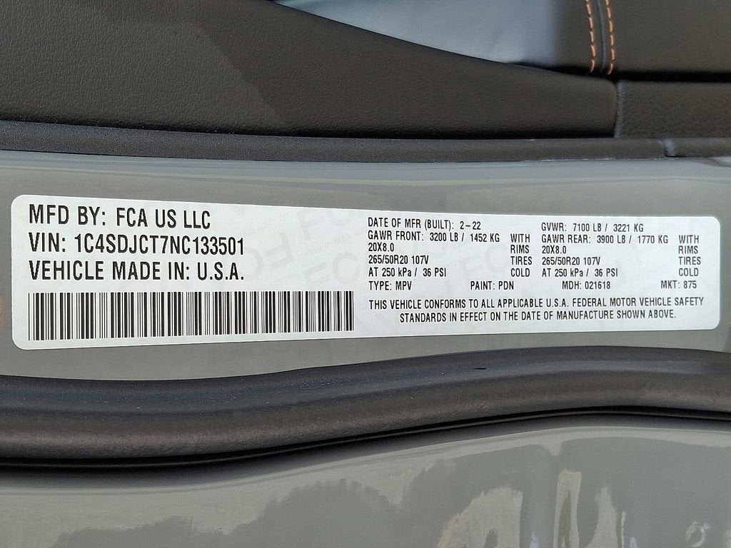 2022 Dodge Durango R/T Plus AWD