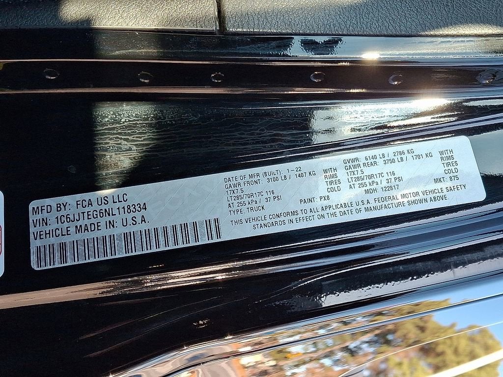 2022 Jeep Gladiator Mojave 4x4