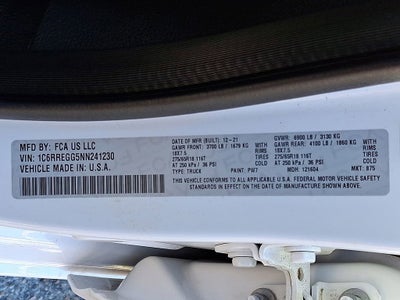 2022 RAM 1500 Tradesman