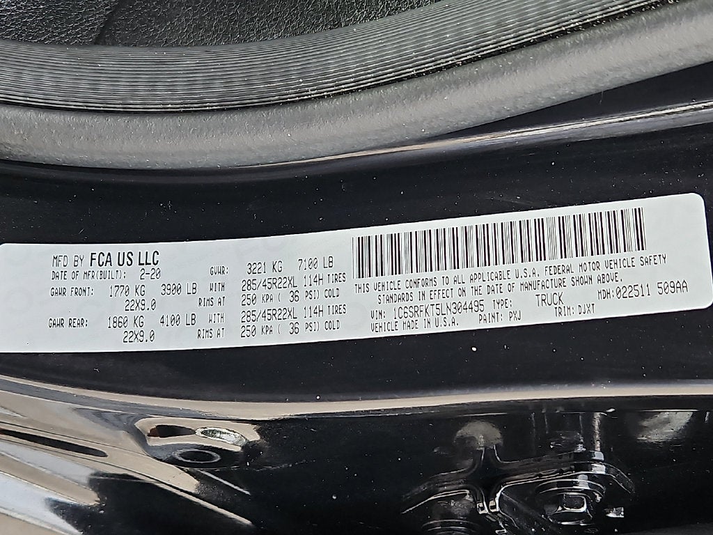 2020 RAM 1500 Laramie Longhorn Crew Cab 4x4 5'7" Box