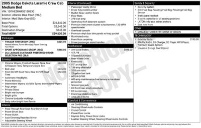 2005 Dodge Dakota Laramie