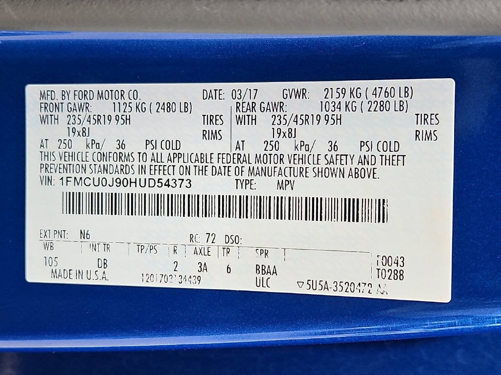 2017 Ford Escape Titanium