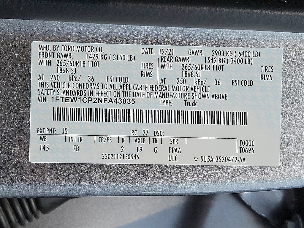 2022 Ford F-150 XLT