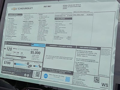 2027 Chevrolet Bolt LT