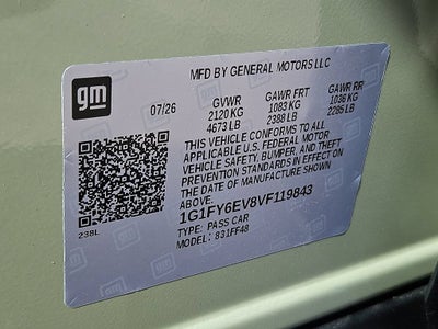 2027 Chevrolet Bolt LT