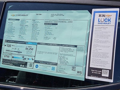 2027 Chevrolet Bolt LT