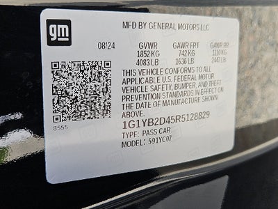 2024 Chevrolet Corvette Stingray 2LT