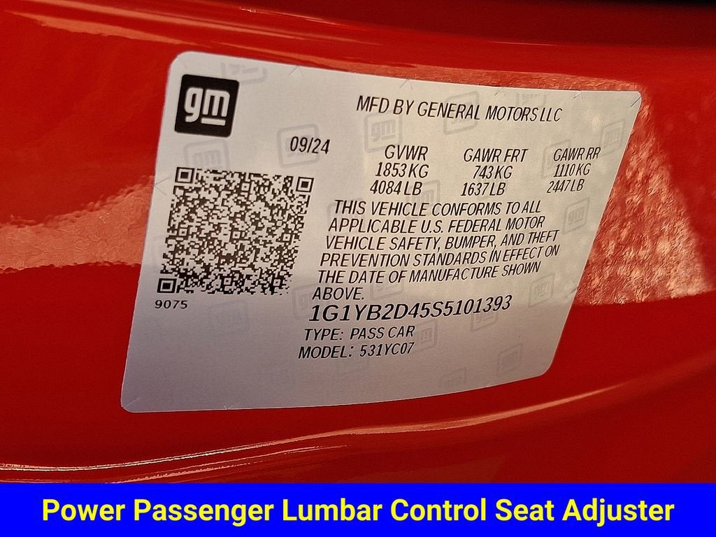 2025 Chevrolet Corvette Stingray 2LT