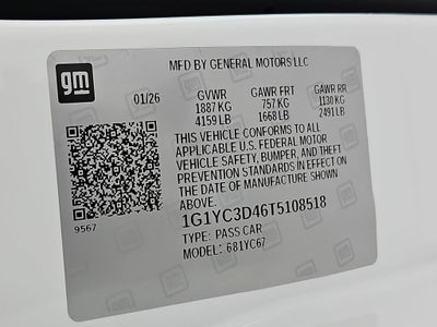 2026 Chevrolet Corvette Stingray 3LT