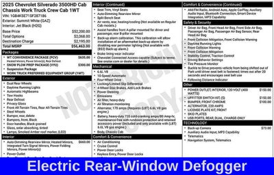 2025 Chevrolet Silverado 3500 HD Chassis Cab Work Truck