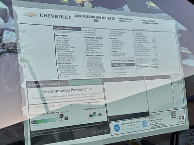 2026 Chevrolet Silverado 2500 HD WT