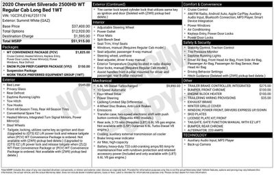 2020 Chevrolet Silverado 2500 HD WT