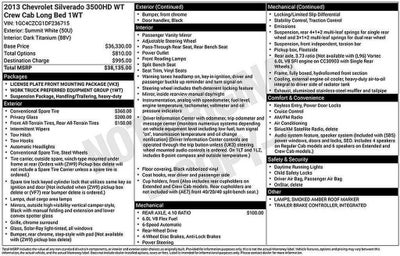 2013 Chevrolet Silverado 3500 HD Work Truck