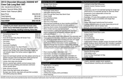 2013 Chevrolet Silverado 3500 HD Work Truck