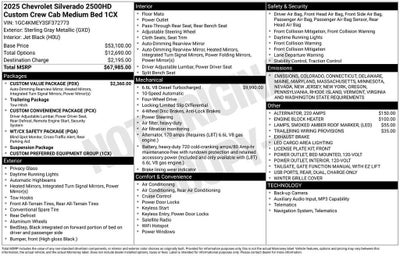 2025 Chevrolet Silverado 2500 HD Custom