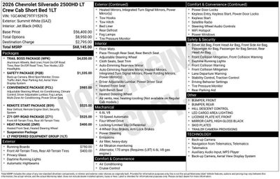 2026 Chevrolet Silverado 2500 HD LT