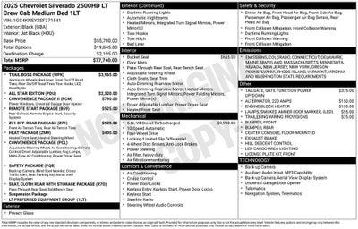2025 Chevrolet Silverado 2500 HD LT