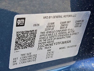 2026 Chevrolet Silverado 2500 HD LT