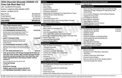 2026 Chevrolet Silverado 2500 HD LTZ