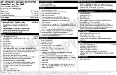 2016 Chevrolet Silverado 3500 HD Work Truck