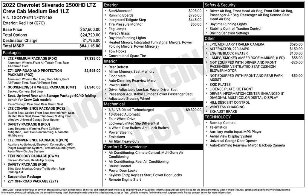 2022 Chevrolet Silverado 2500 HD LTZ