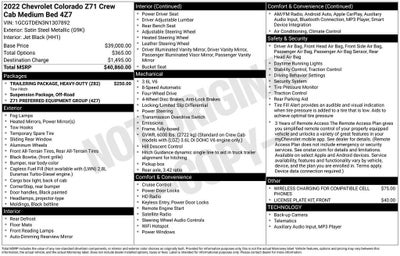 2022 Chevrolet Colorado Z71