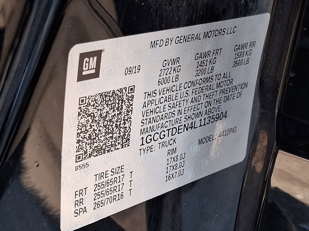 2020 Chevrolet Colorado Z71