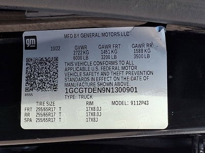 2022 Chevrolet Colorado Z71