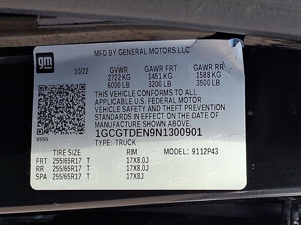 2022 Chevrolet Colorado Z71