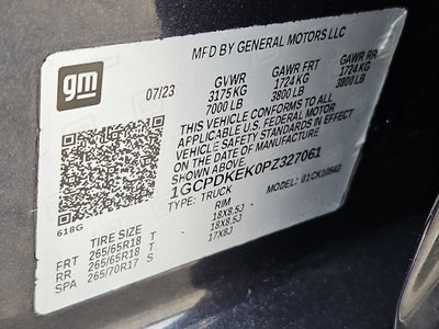 2023 Chevrolet Silverado 1500 LT (2FL)