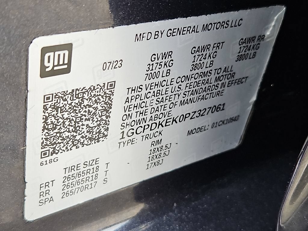 2023 Chevrolet Silverado 1500 LT (2FL)