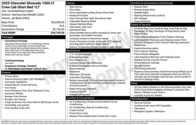 2025 Chevrolet Silverado 1500 LT (2FL)