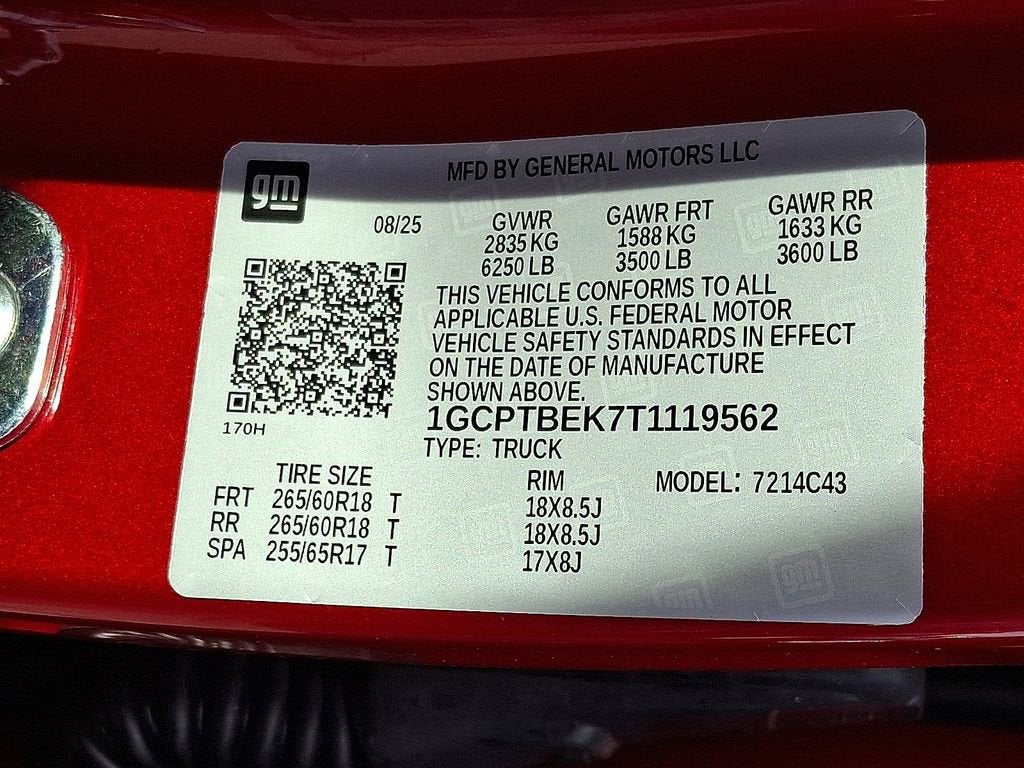 2026 Chevrolet Colorado WT