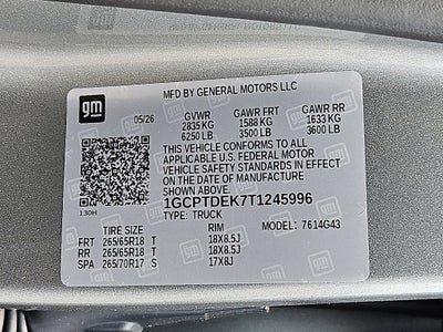 2026 Chevrolet Colorado Z71