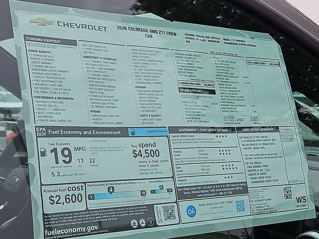 2026 Chevrolet Colorado Z71