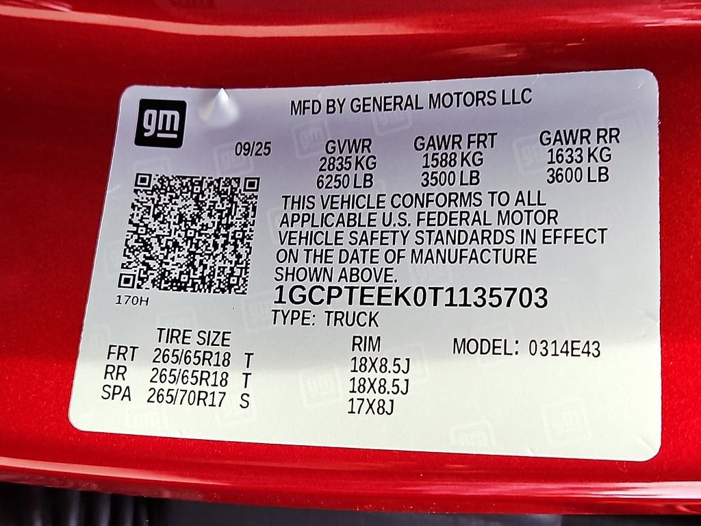 2026 Chevrolet Colorado Trail Boss