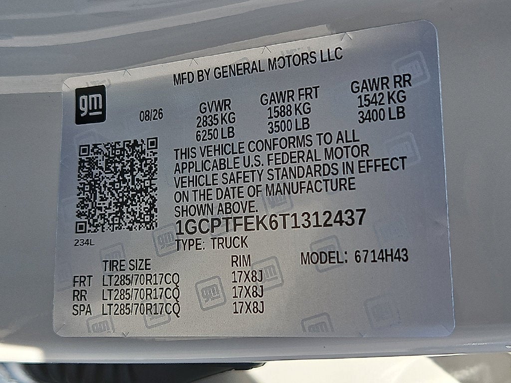 2026 Chevrolet Colorado ZR2