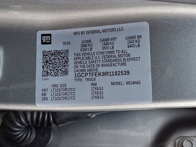 2024 Chevrolet Colorado ZR2