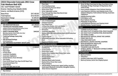 2024 Chevrolet Colorado ZR2