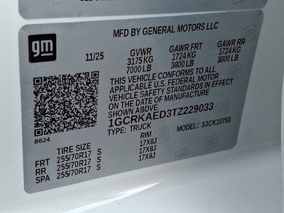 2026 Chevrolet Silverado 1500 WT