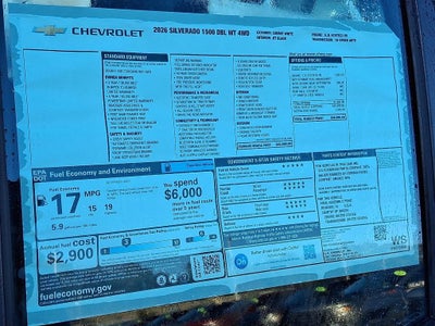 2026 Chevrolet Silverado 1500 WT