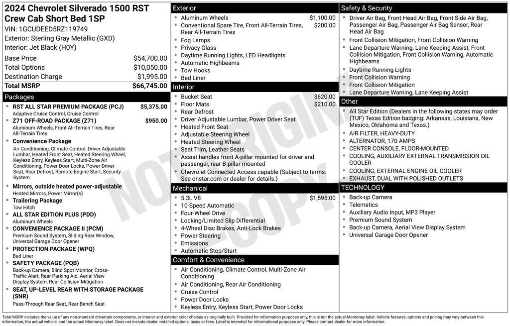 2024 Chevrolet Silverado 1500 RST