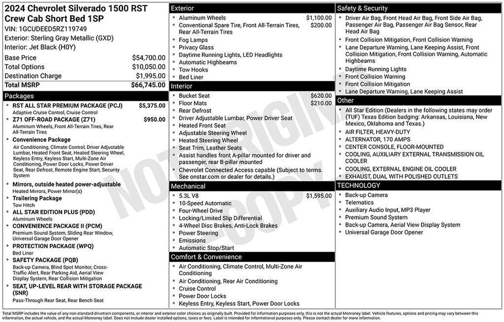 2024 Chevrolet Silverado 1500 RST