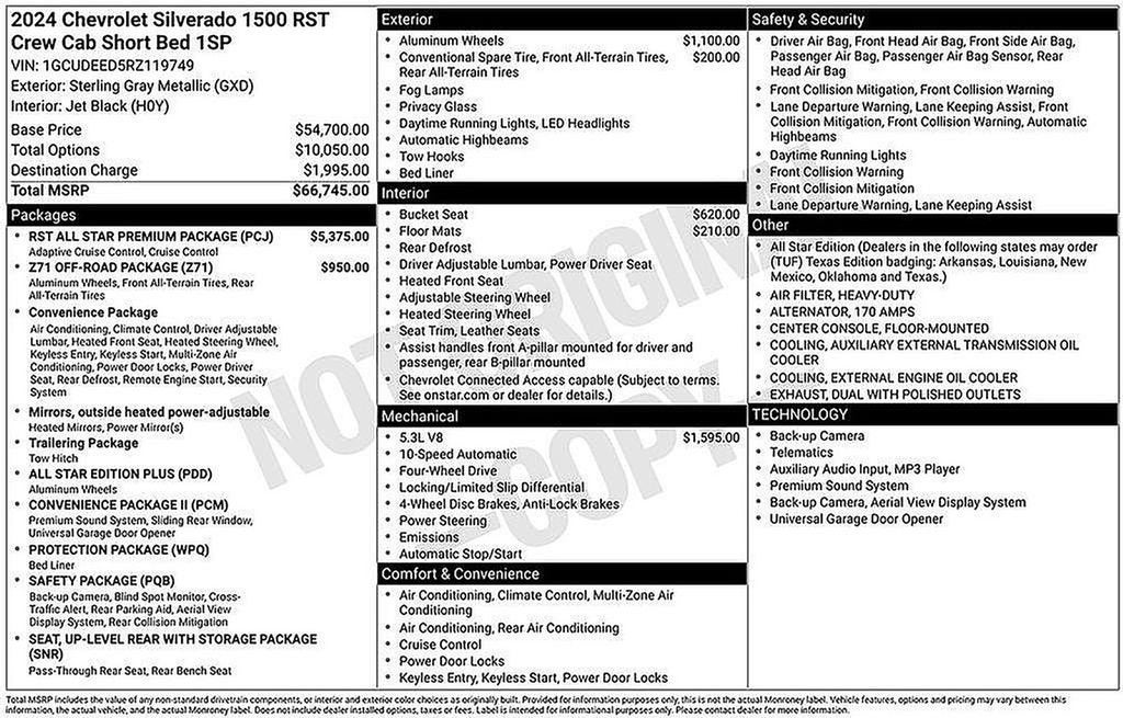 2024 Chevrolet Silverado 1500 RST