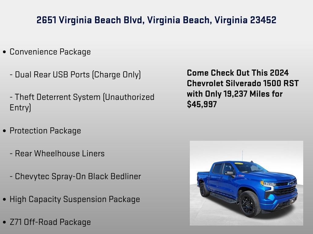 2024 Chevrolet Silverado 1500 RST