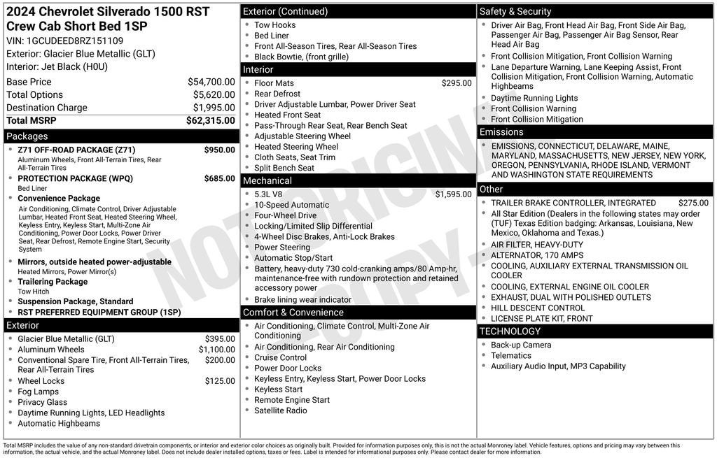 2024 Chevrolet Silverado 1500 RST