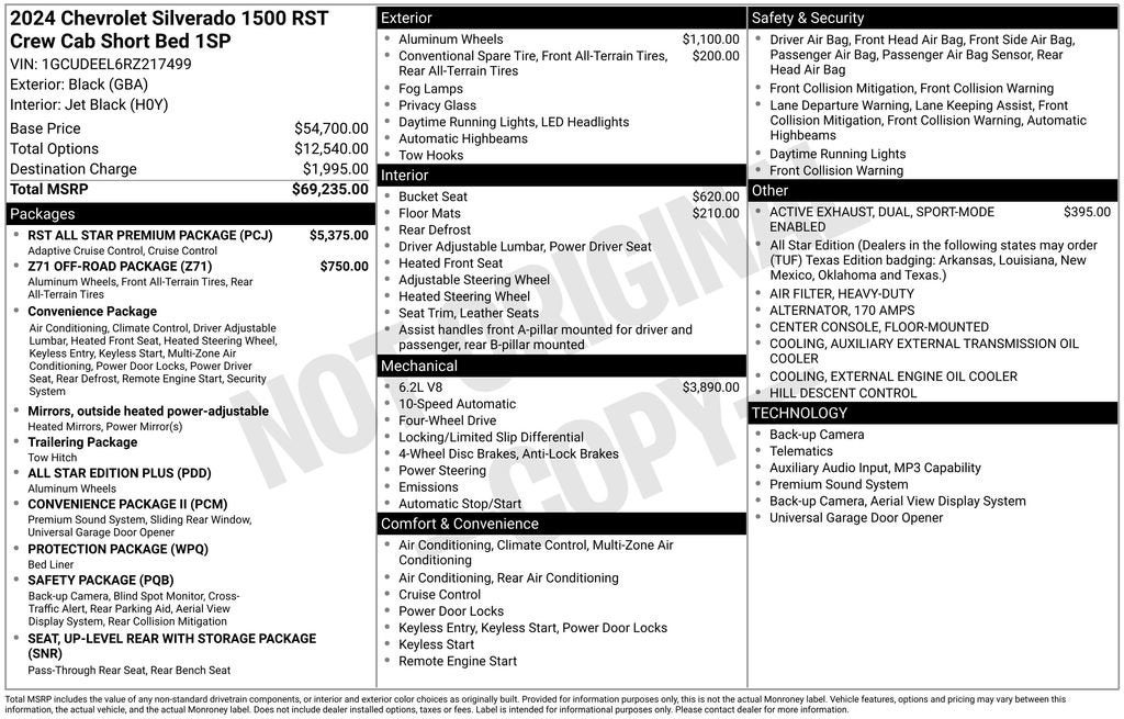 2024 Chevrolet Silverado 1500 RST
