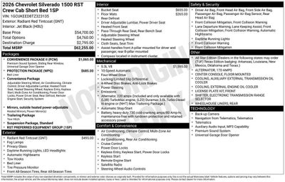 2026 Chevrolet Silverado 1500 RST